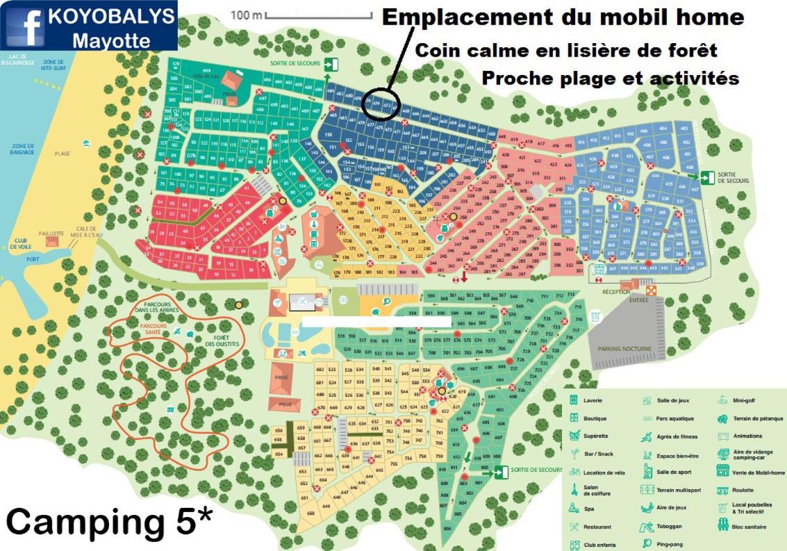 200M De La Plage Bungalow Luxe De 44M2 Menage Et Draps Inclus Camping 5 Etoiles Mayotte Lac Biscarrosse Koyobalys Eksteriør bilde